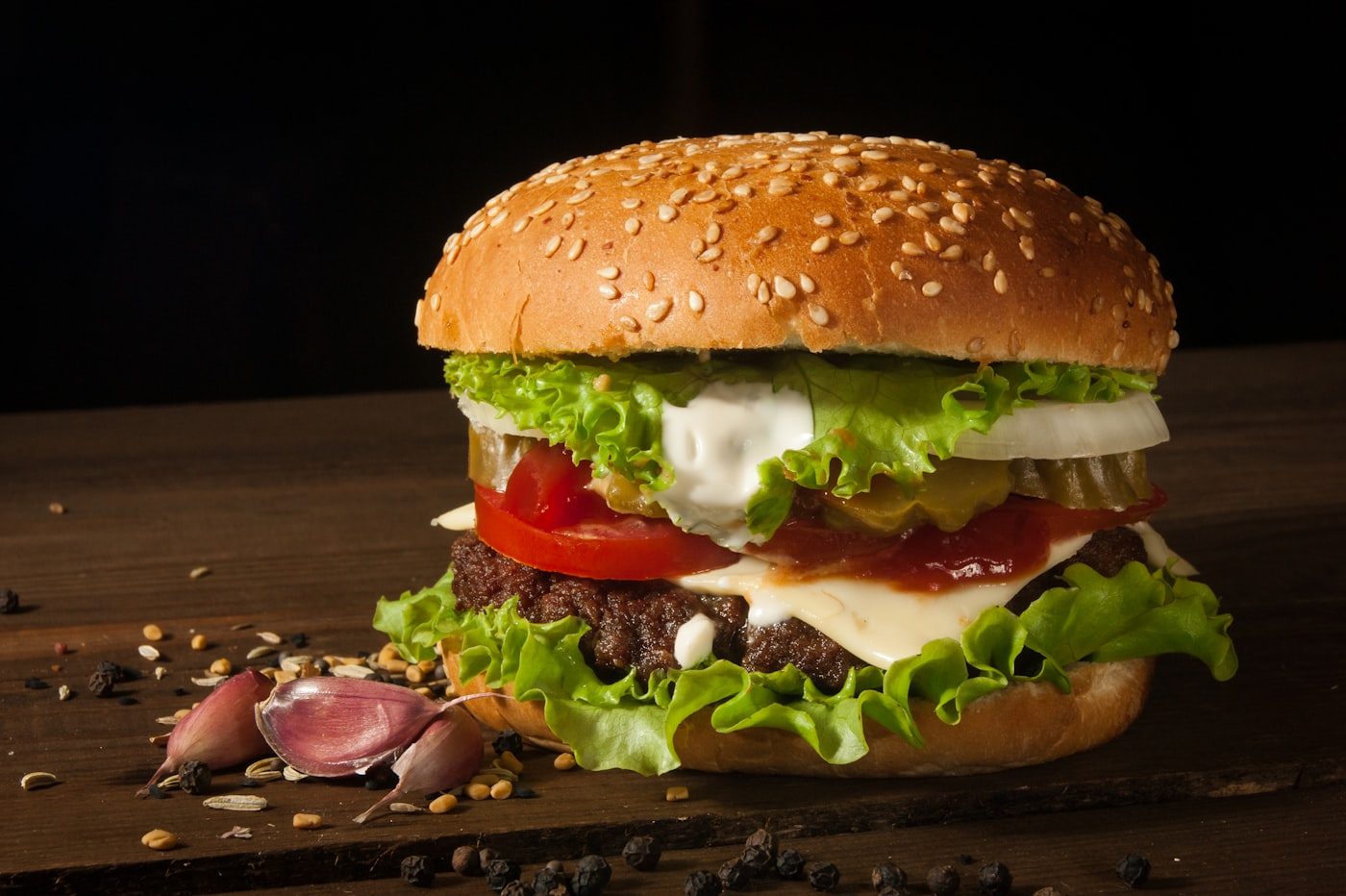 A fresh Hitchin' Post burger and fries