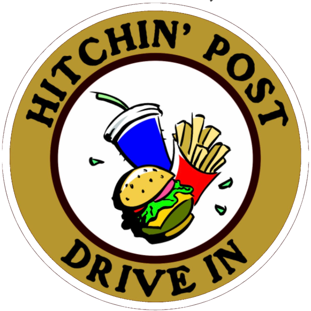 Hitchin' Post Drive In logo