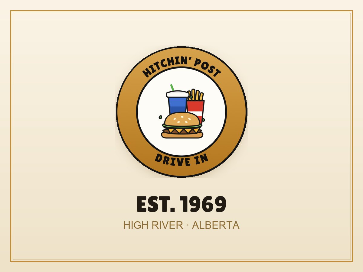 The Hitchin' Post Drive In in High River